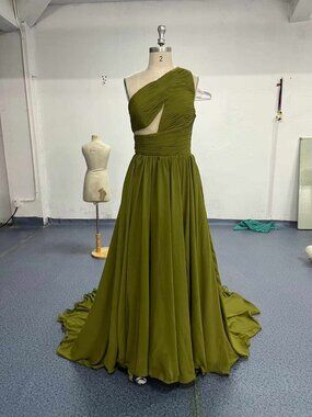 Olive Green Gown Size 2/4